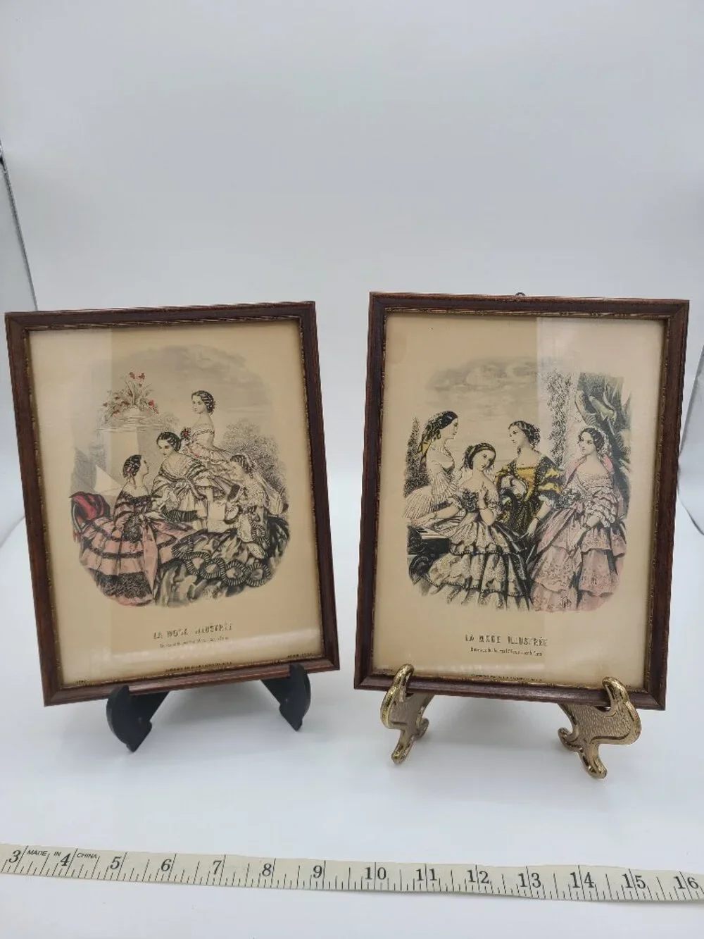 2 Vintage Framed 